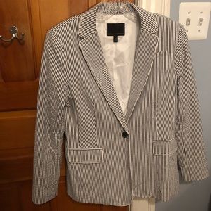 Banana Republic Light Blue Seersucker Jacket